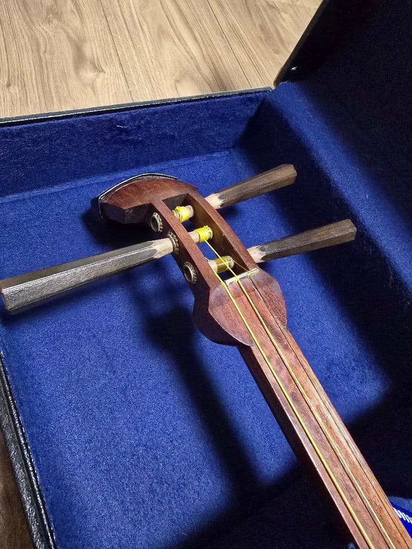 すぐ弾けます！三味線本体 破けなし 細棹三味線 約2.4センチ