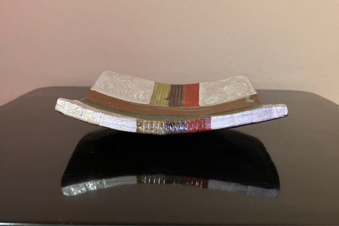 魯山人 美食道楽 和食器揃シリーズ 祥山窯 色絵銀彩糸巻文四方皿 5枚揃