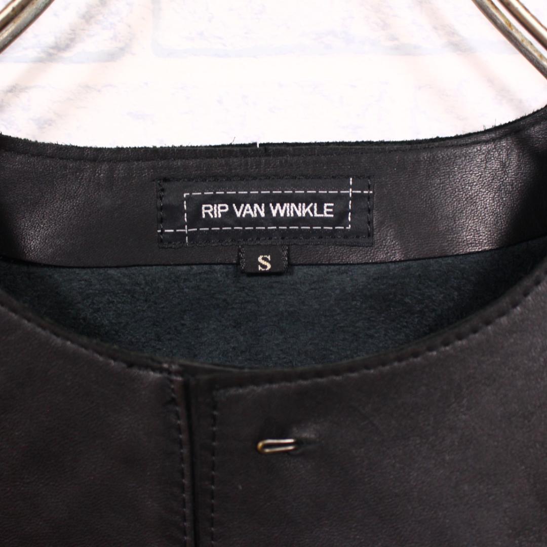 ripvanwinkle レザー プルオーバージャケット リップヴァンウィンクル