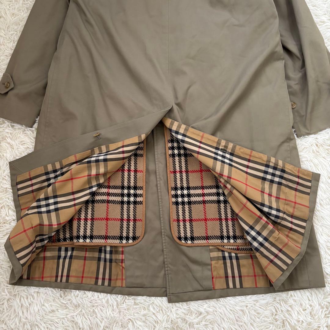 Burberrysバーバリー ノバチェック ステンカラーコート　ライナー カーキ