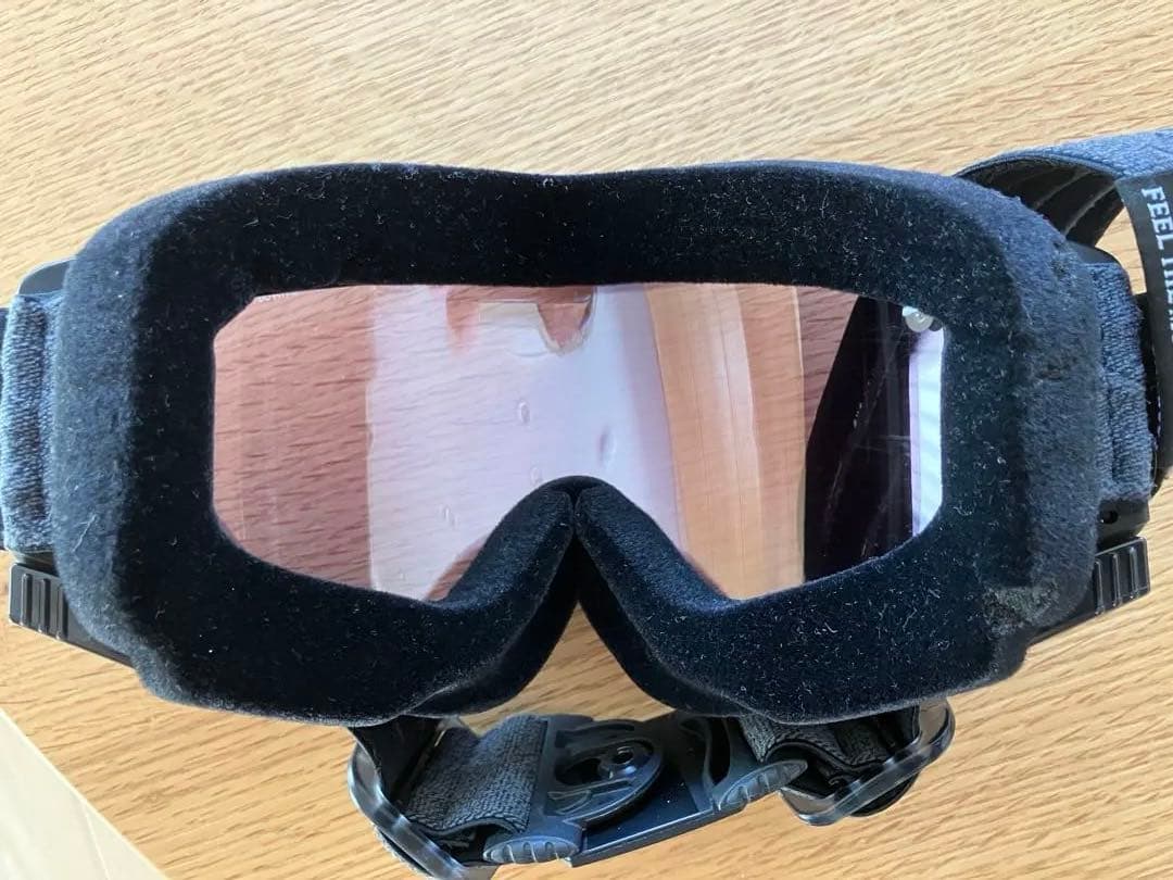 ⚠️中古SWANS ROVOゴーグル lens中央に傷あります クリア換レンズ付