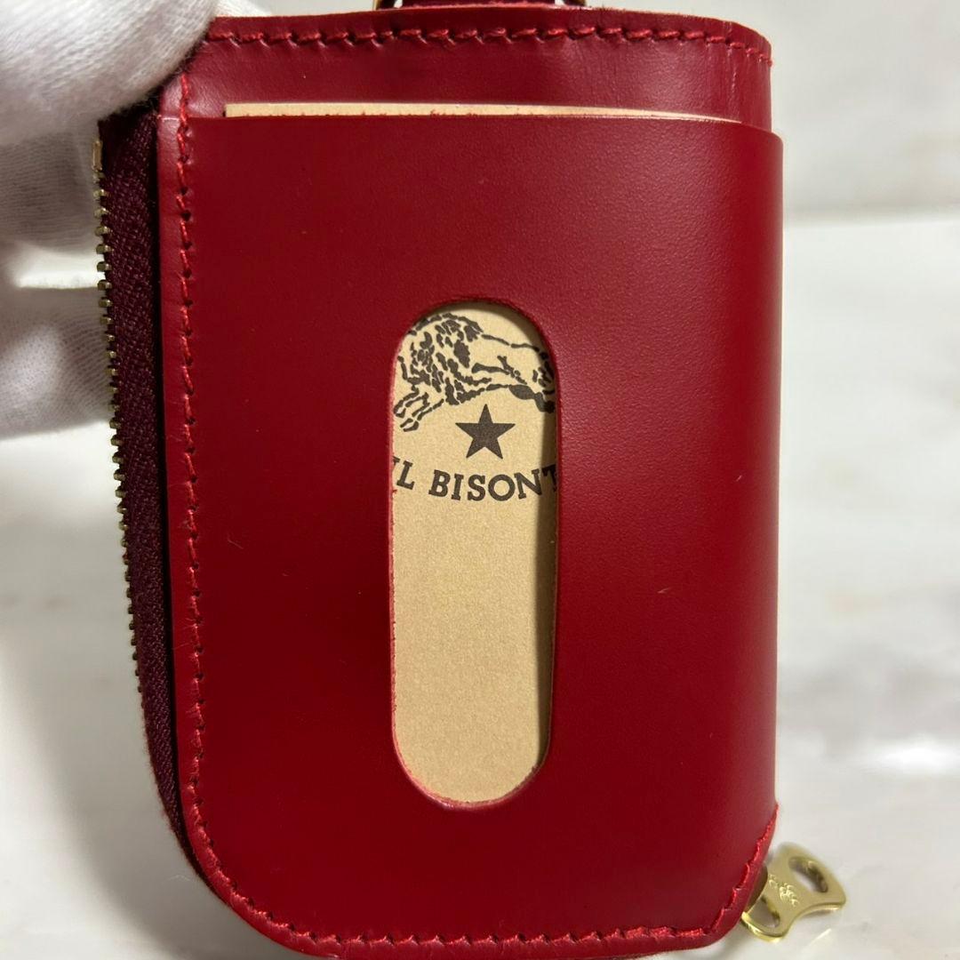 IL BISONTE 赤 レザー キーケース