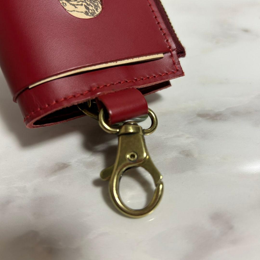 IL BISONTE 赤 レザー キーケース