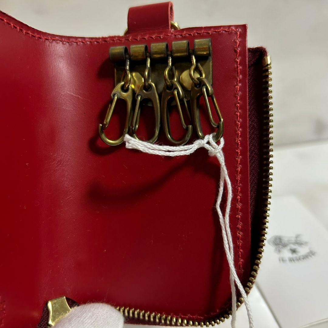 IL BISONTE 赤 レザー キーケース