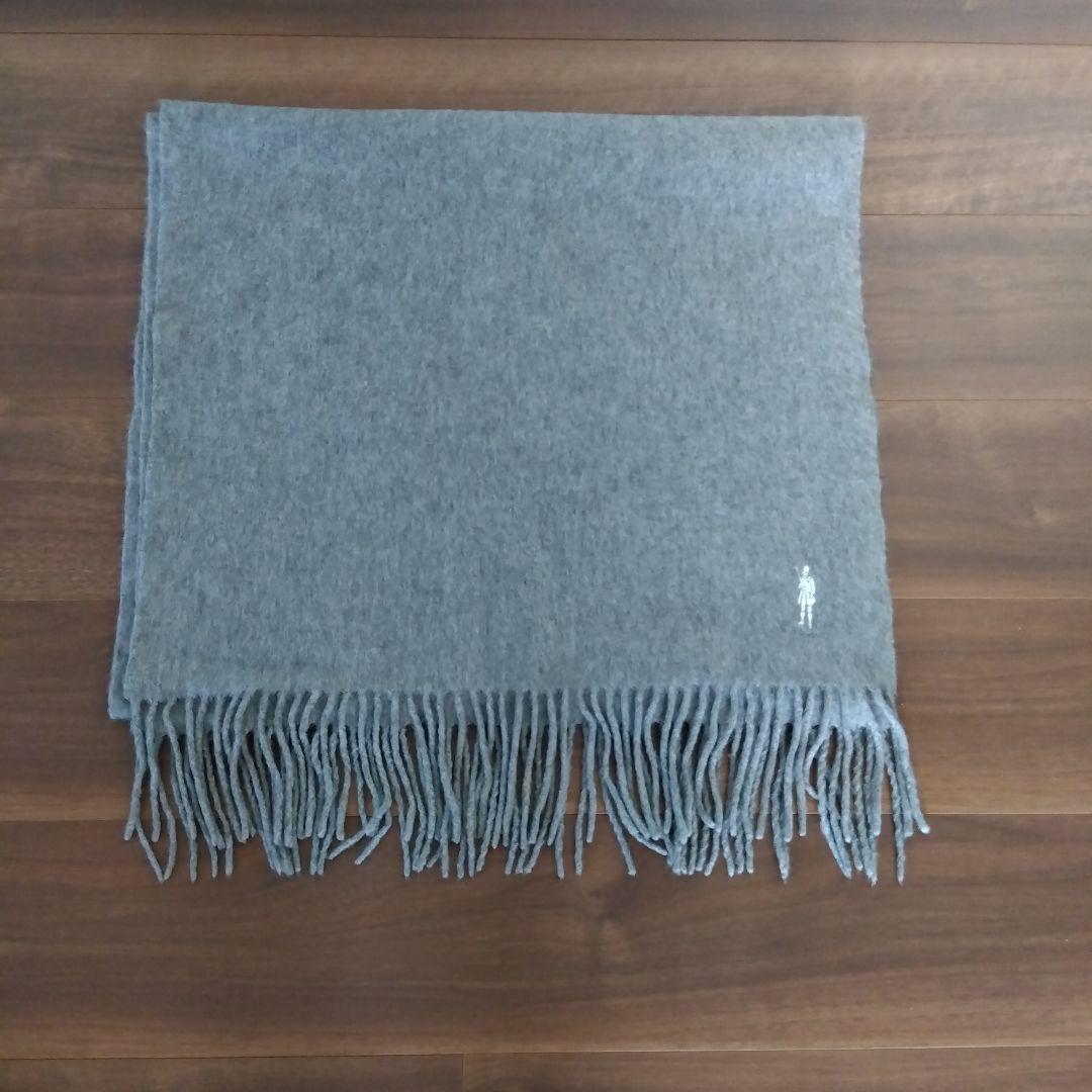 カシミヤマフラー マッキントッシュロンドン ライトグレー