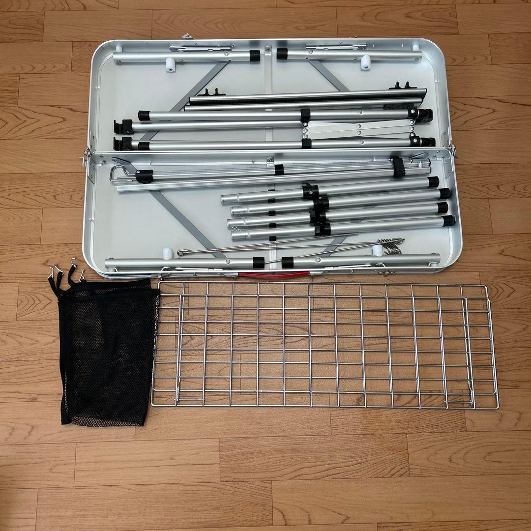 【美品】コールマン　オールインワンキッチンテーブル