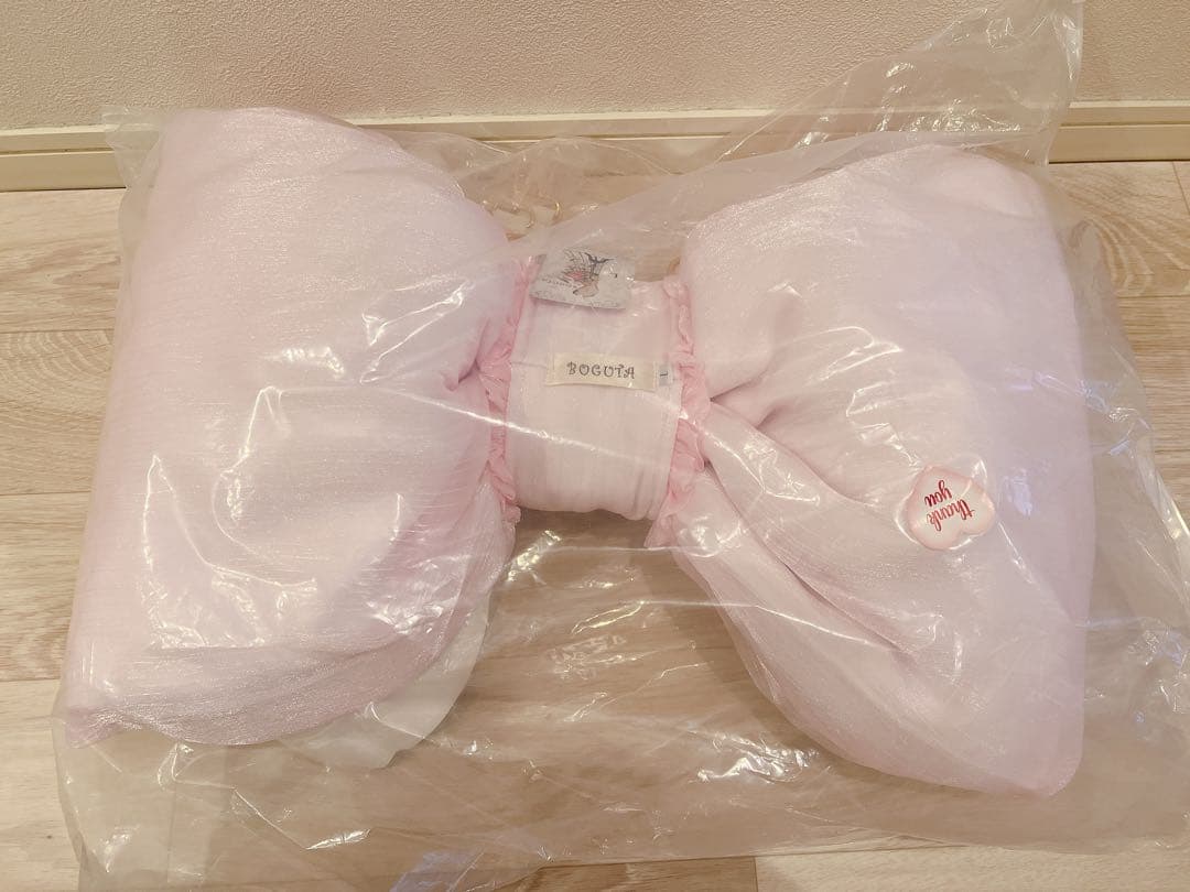 ★値下げしました★新品 BOGUTA リボンバッグ Lサイズ ピンク