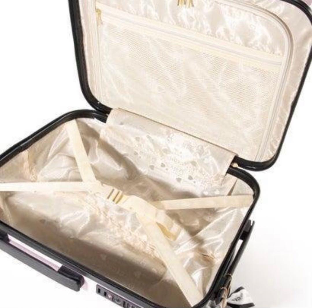 セシルマクビーCECIL McBEE Lサイズ キルト風キャリーケース ゴールド