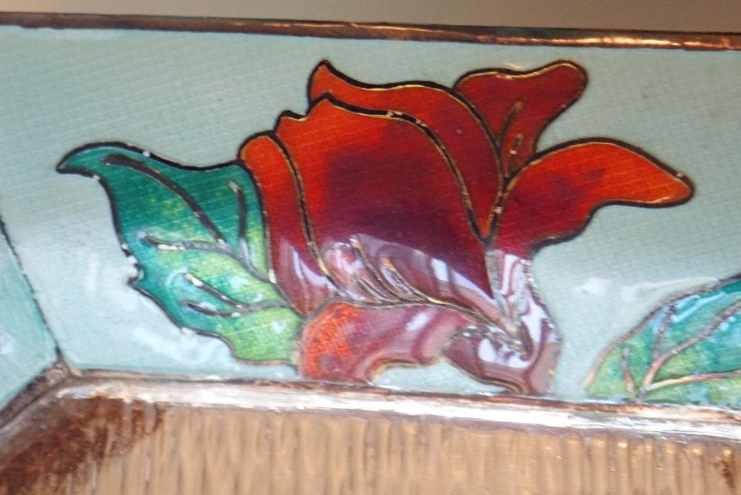 HD4301砂糖入れ銀七宝卓上