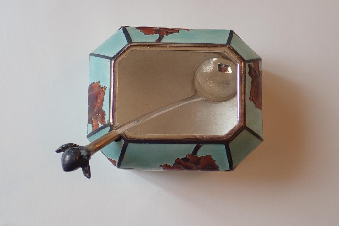 HD4301砂糖入れ銀七宝卓上