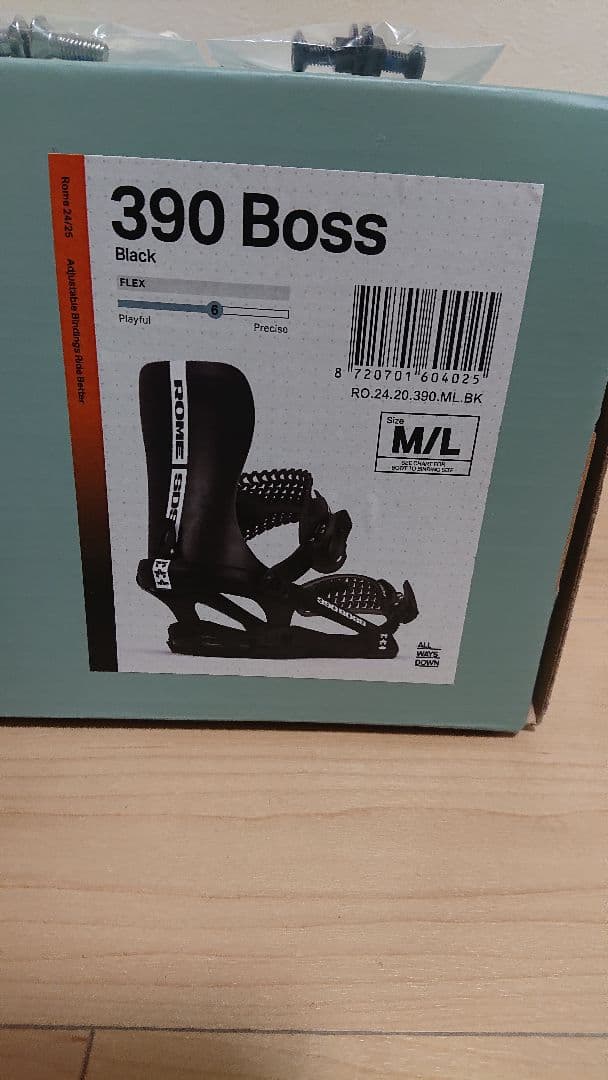 肉*ん様 ROME SDS 390Boss ビンディング Mサイズ ブラック 2
