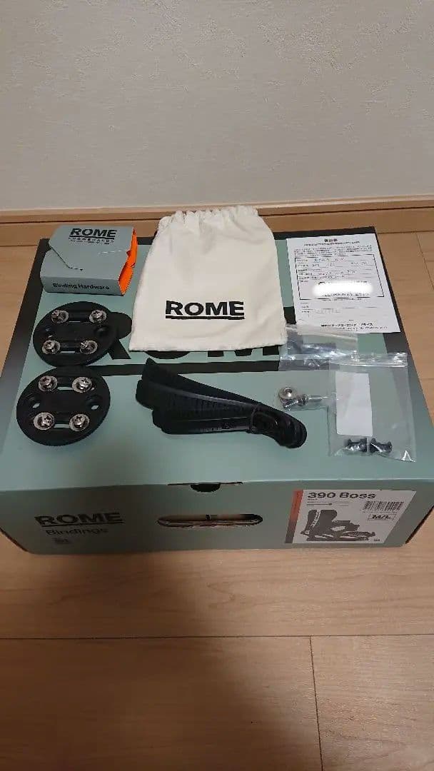 肉*ん様 ROME SDS 390Boss ビンディング Mサイズ ブラック 2