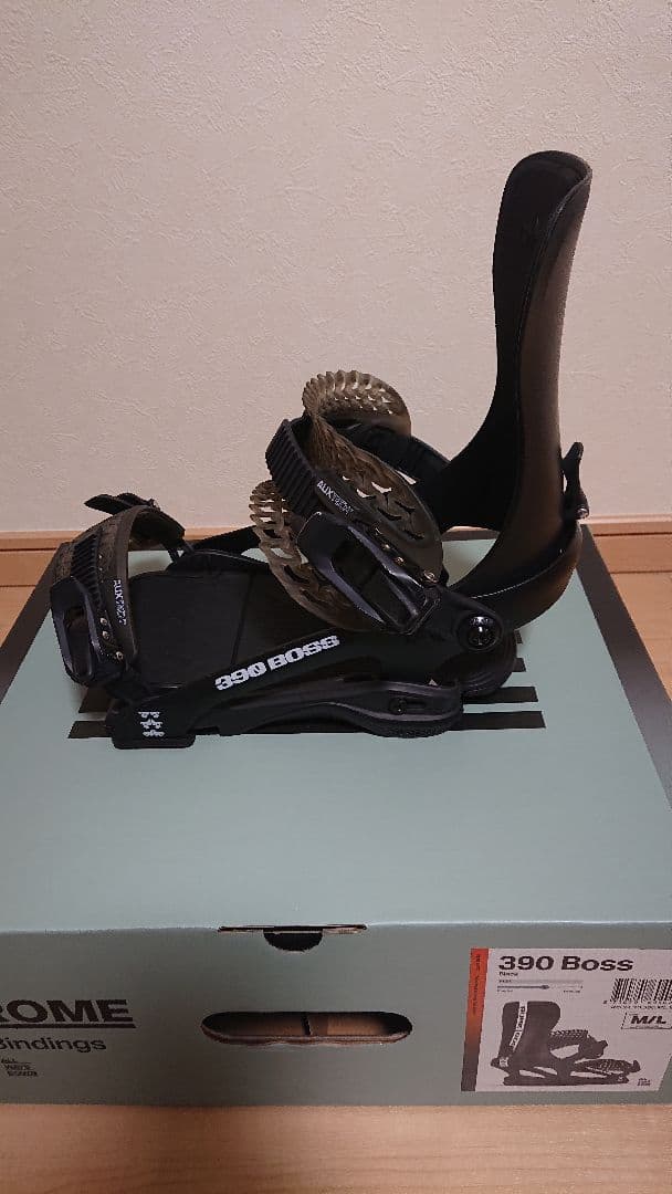 肉*ん様 ROME SDS 390Boss ビンディング Mサイズ ブラック 2