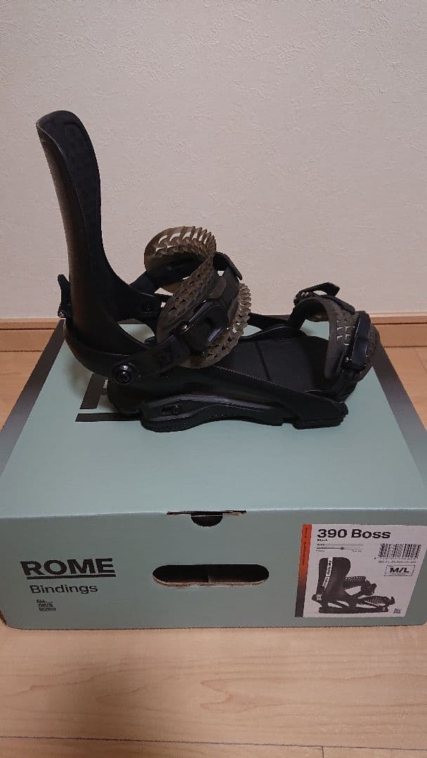 肉*ん様 ROME SDS 390Boss ビンディング Mサイズ ブラック 2