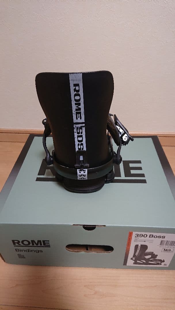 肉*ん様 ROME SDS 390Boss ビンディング Mサイズ ブラック 2