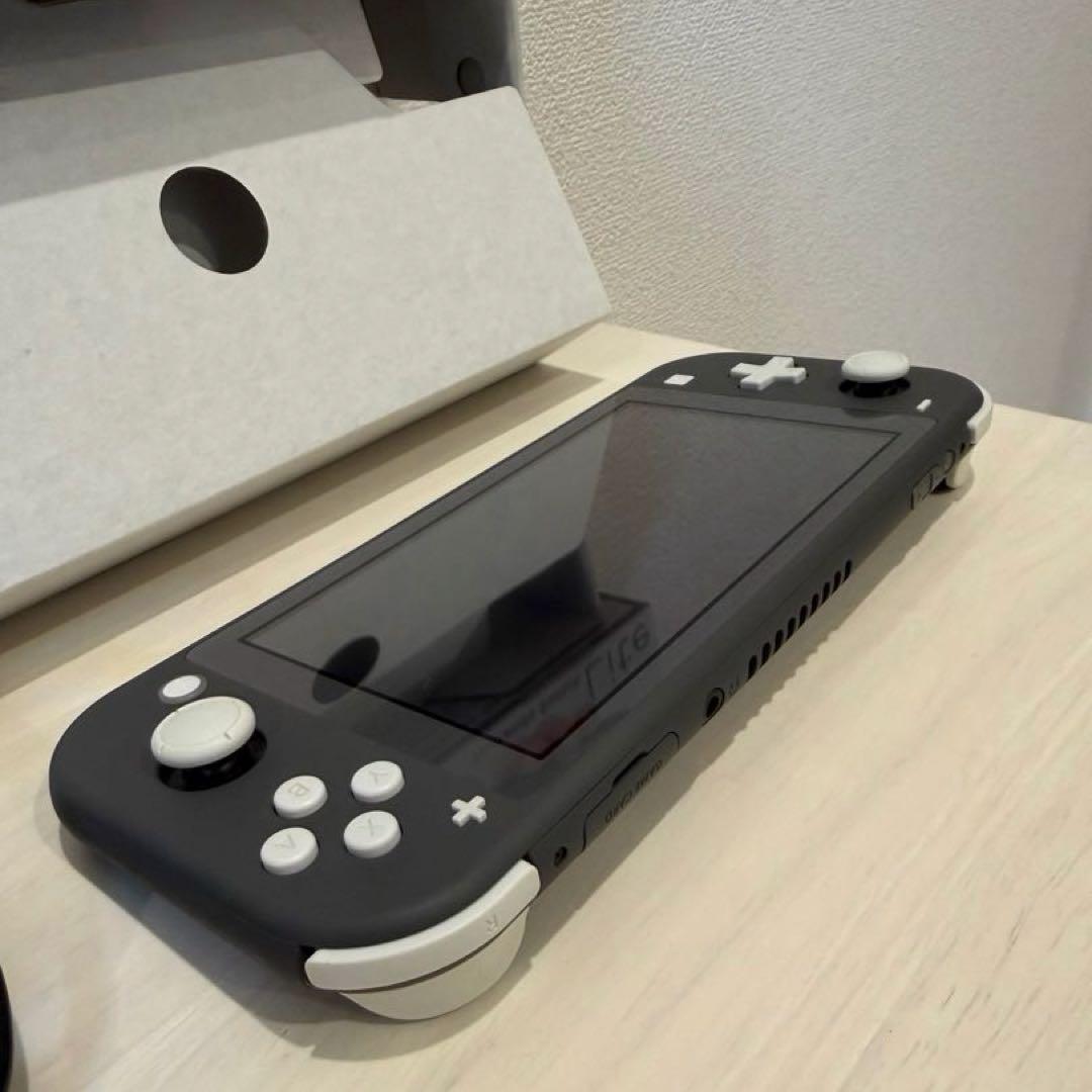 Nintendo Switch Lite グレー 本体 充電器・箱付き