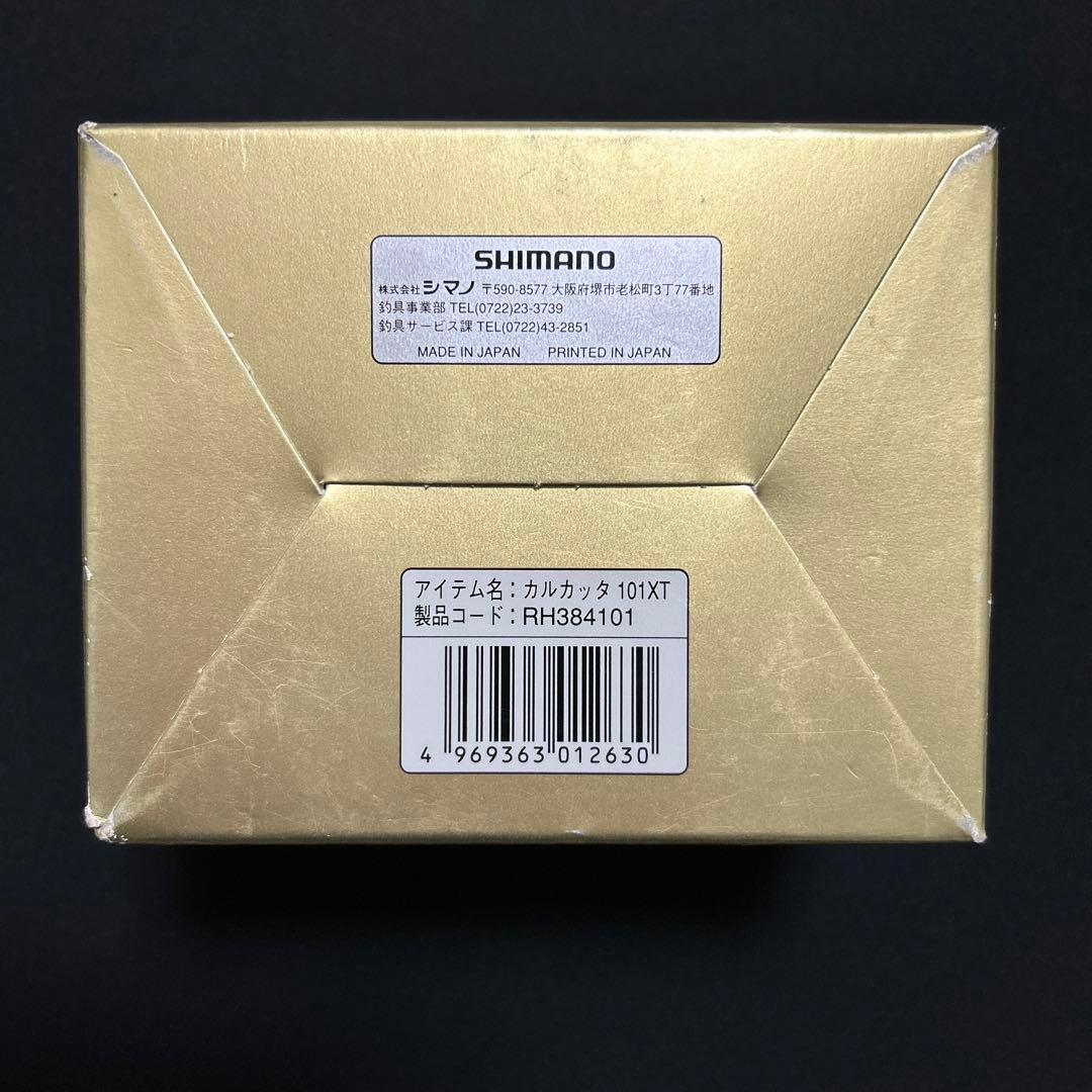 SHIMANO CALCUTTA 101XT 左巻き 外箱、説明書、付属品付きの通販はau