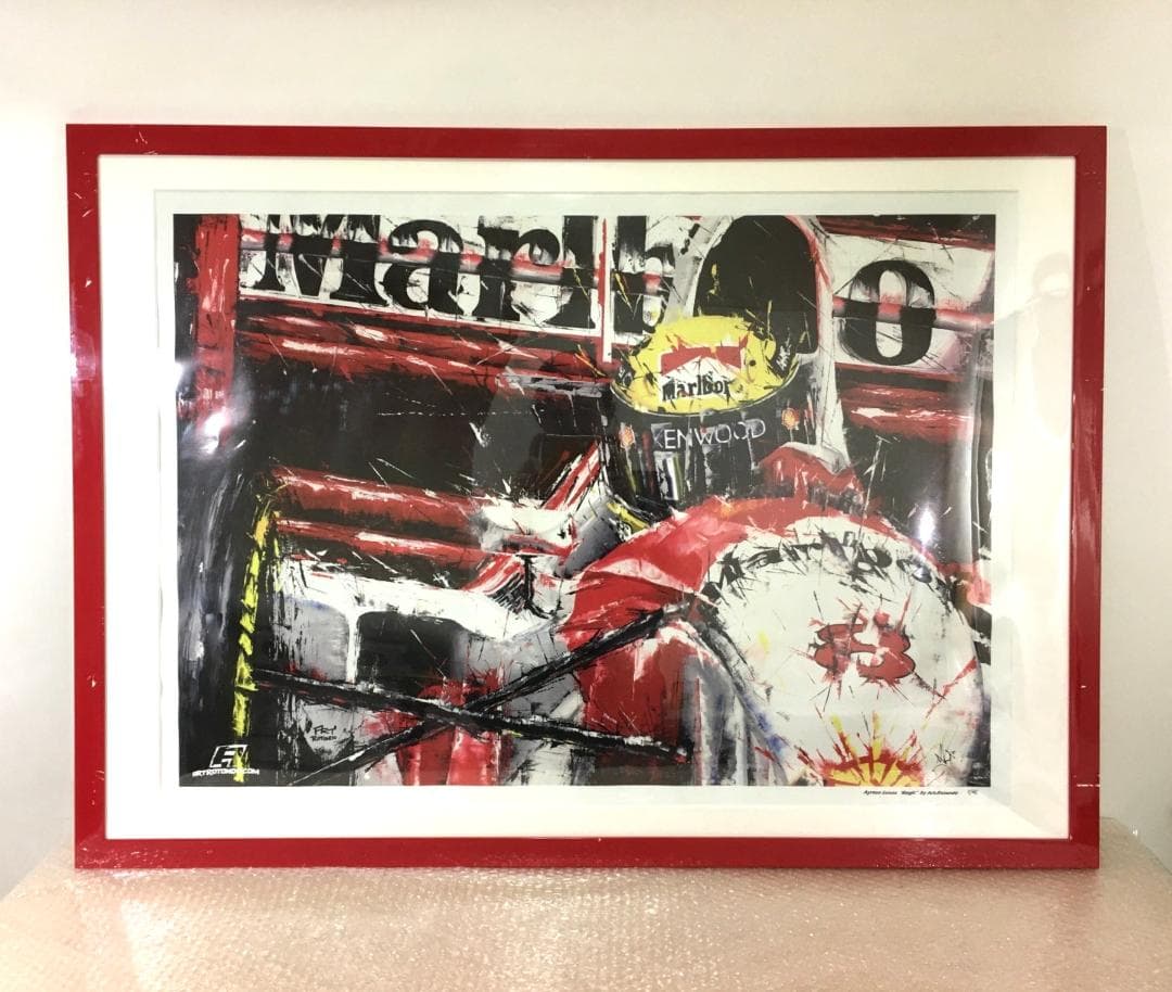 ○激レア アイルトン・セナ ポスター 限定41枚 1993 Grand-prix