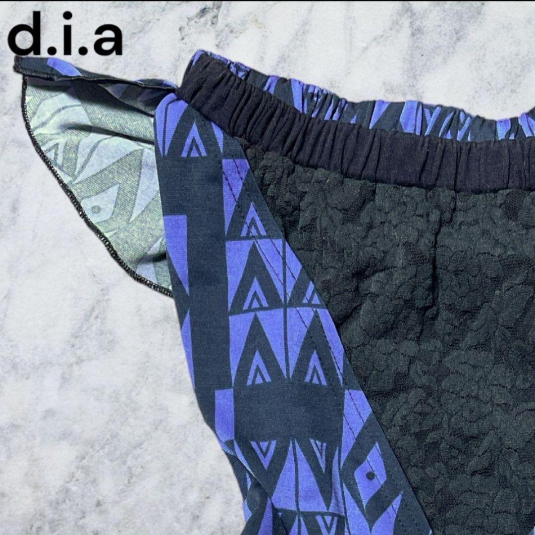 ♢ d.i.a ダイア ベアトップ 袖なし　ギャル フリル 背中 レース