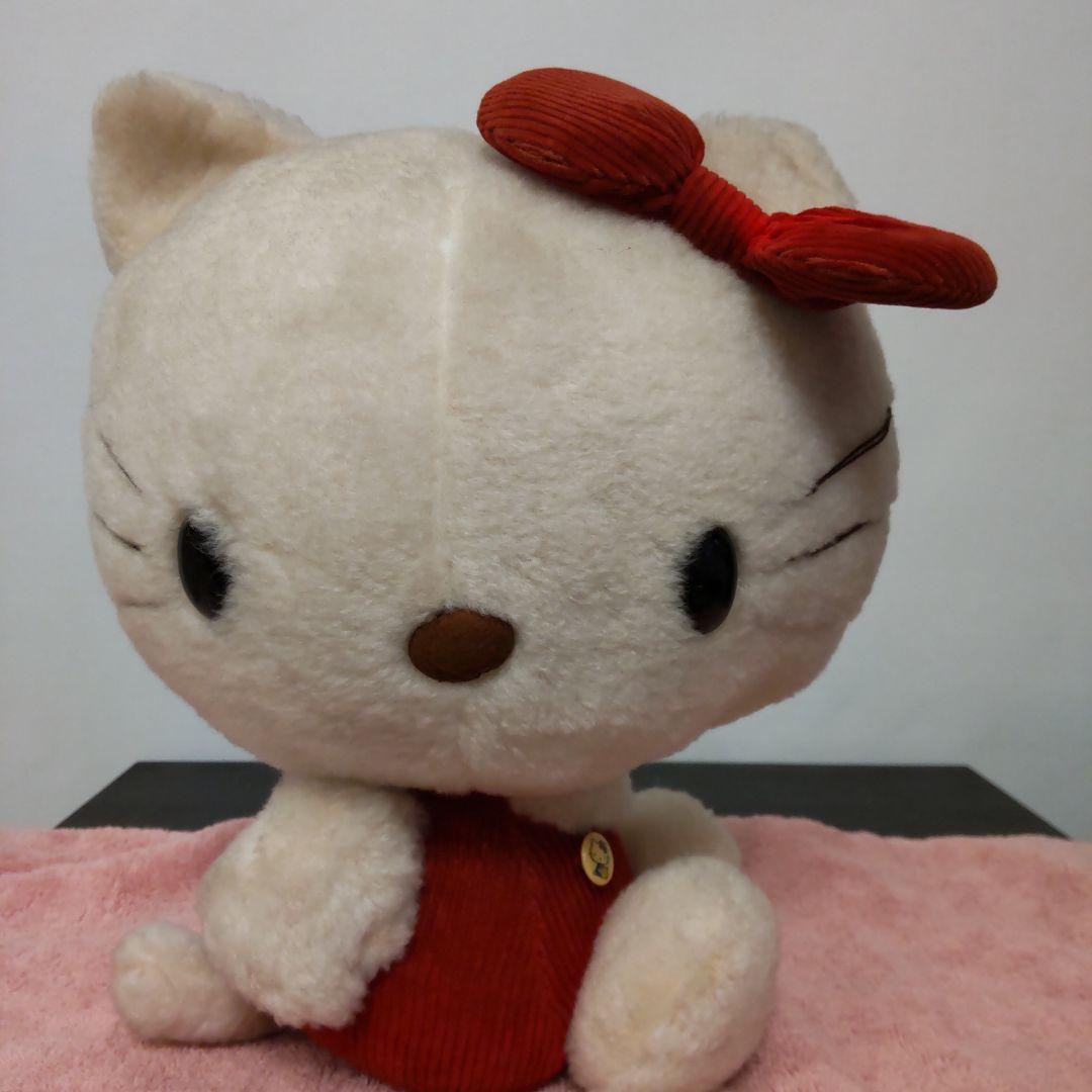 激レア】1975年 初代キティぬいぐるみ／袋付 《ビンテージ》《昭和