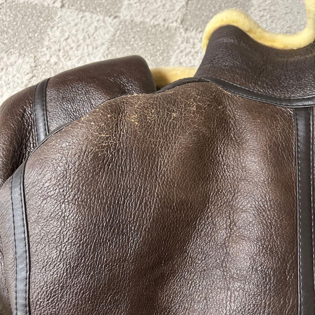 ヴィンテージ B-3 リアルムートン フライトジャケット Sサイズ