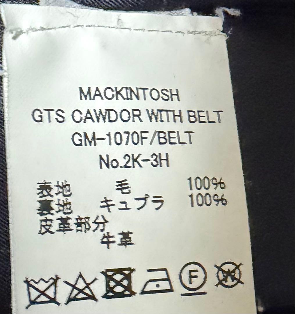 美品】MACKINTOSH 別注 CAWDOR ネイビー 38-セールの引き下げ