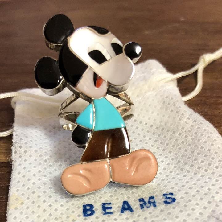 ミッキー ズニ族 インディアンジュエリー - メルカリ