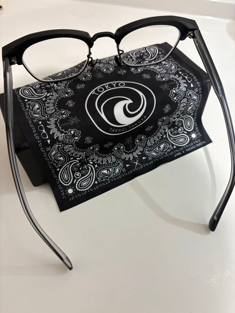 JINS × TAKAGI TAKUYA メガネ マットブラック