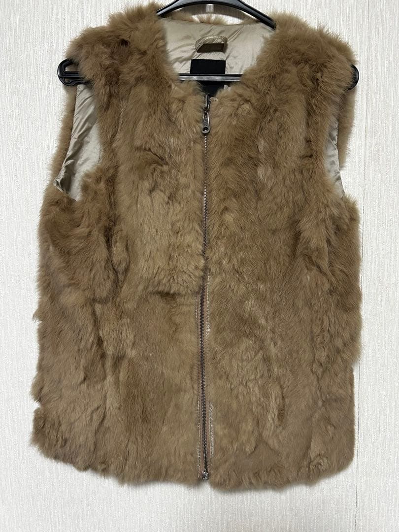 【P♡】Weekend MaxMara リアルファーベスト付きモッズコート