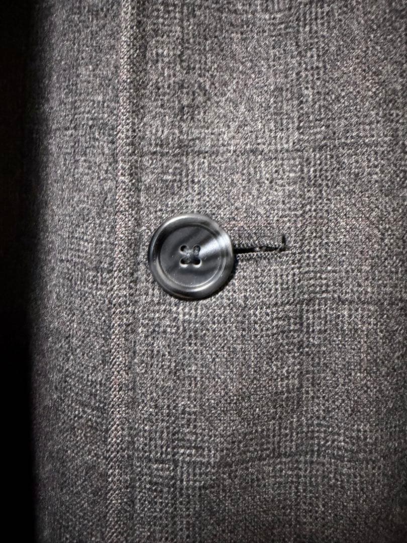 50s 60s ヴィンテージ ウールコート イタリア製グレー ロングコート 古着