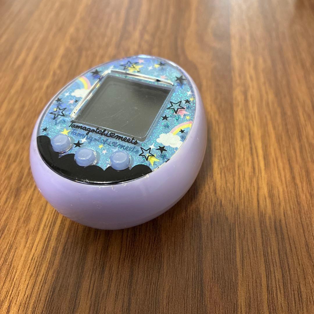 Tamagotchi meets 紫色 星と虹デザイン