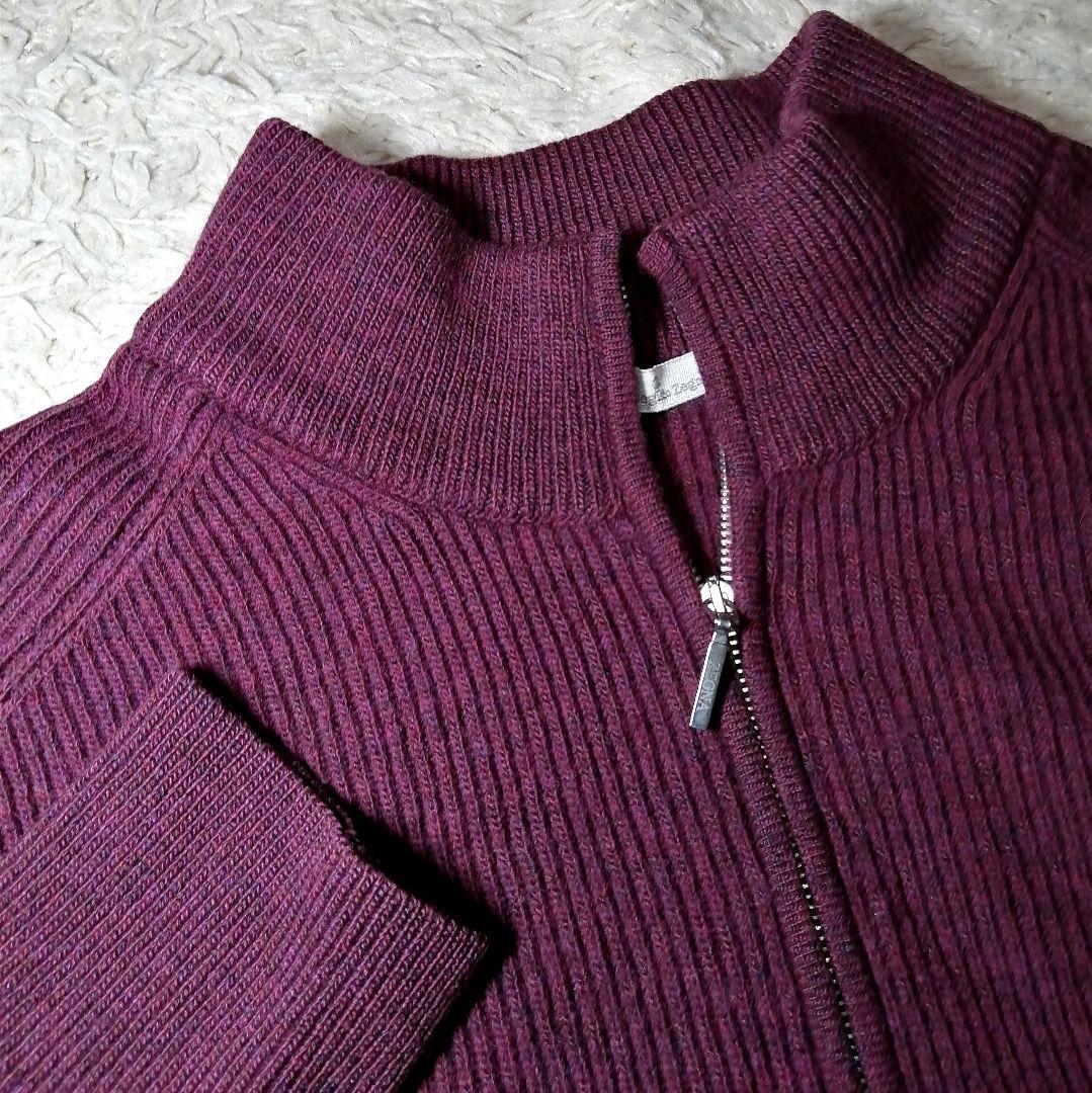 ★エルメネジルドゼニア★高級 ニット イタリア製 L エレガント 薄手