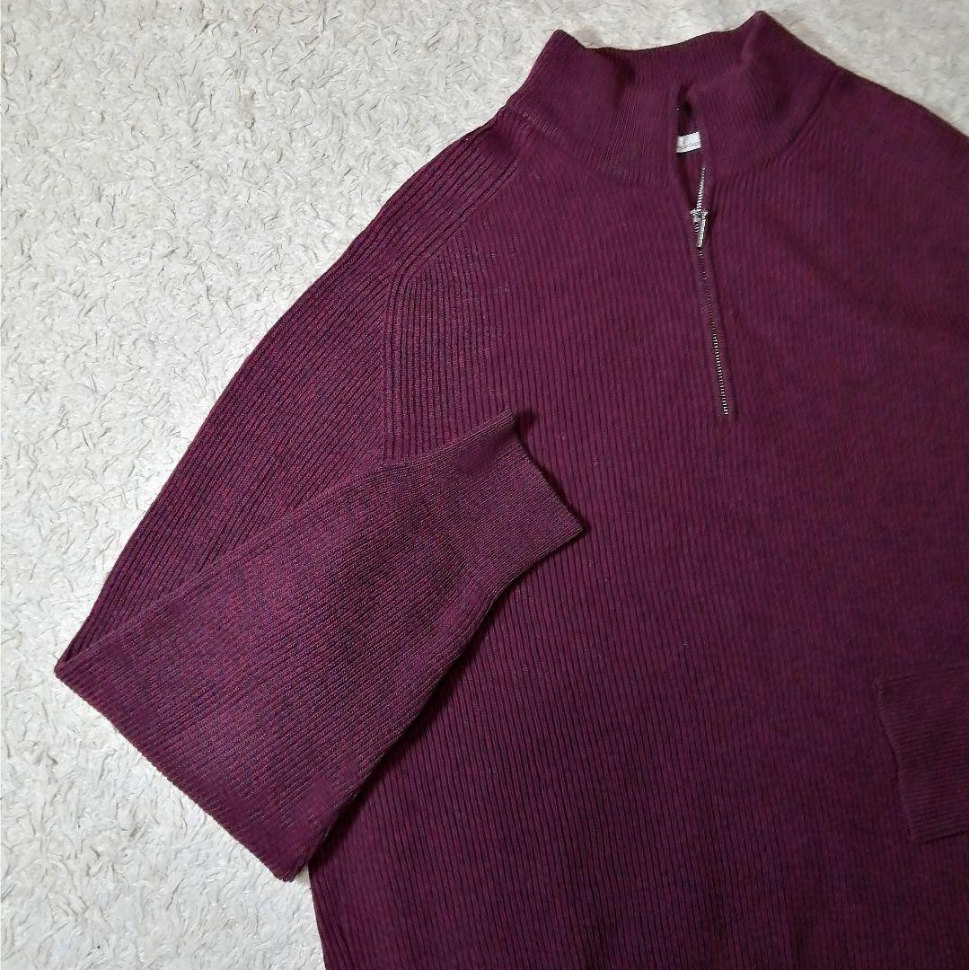 ★エルメネジルドゼニア★高級 ニット イタリア製 L エレガント 薄手