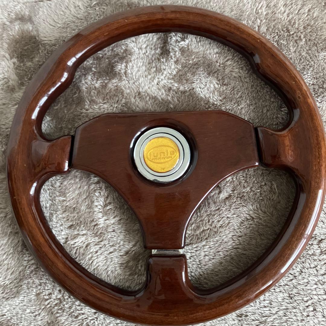 junis 木製ステアリング ウッドステアリング - メルカリ