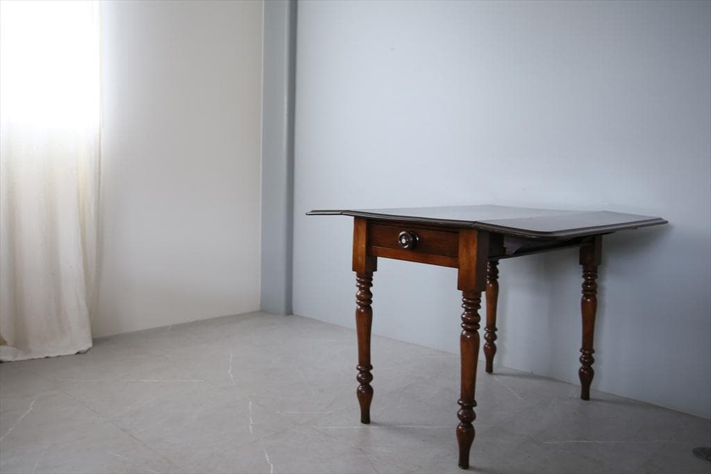 英国アンティーク木製ドロップリーフテーブル/バタフライ/ダイニング机