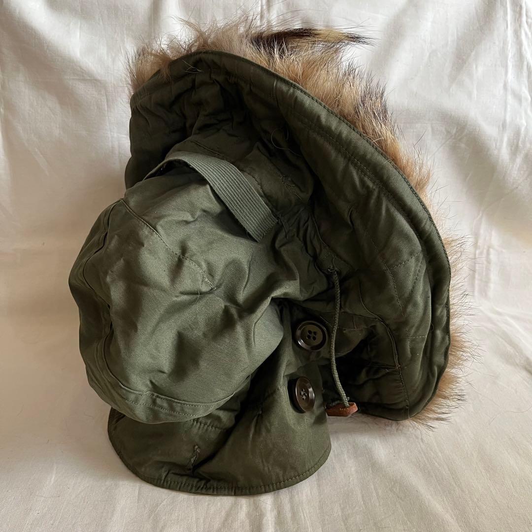 50s M51 コヨーテ ファー フード 美品 米軍 1953 モッズコート
