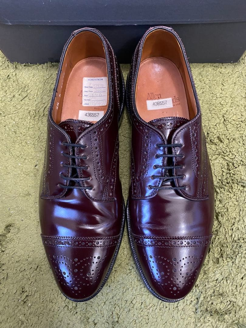 靴 Allen Edmonds / Sanford / 5237 / 8.5D
