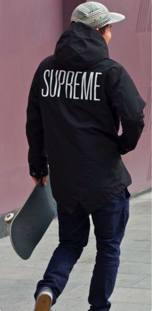 SUPREME SMOCK COAT ブラック M スモック フィッシュテール