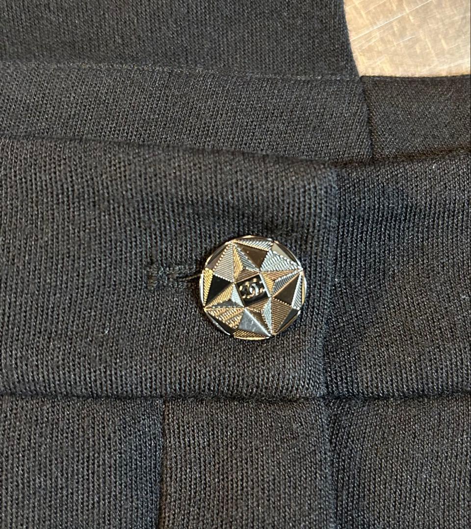 CHANELシャネル　クロップドパンツ　ウール　34