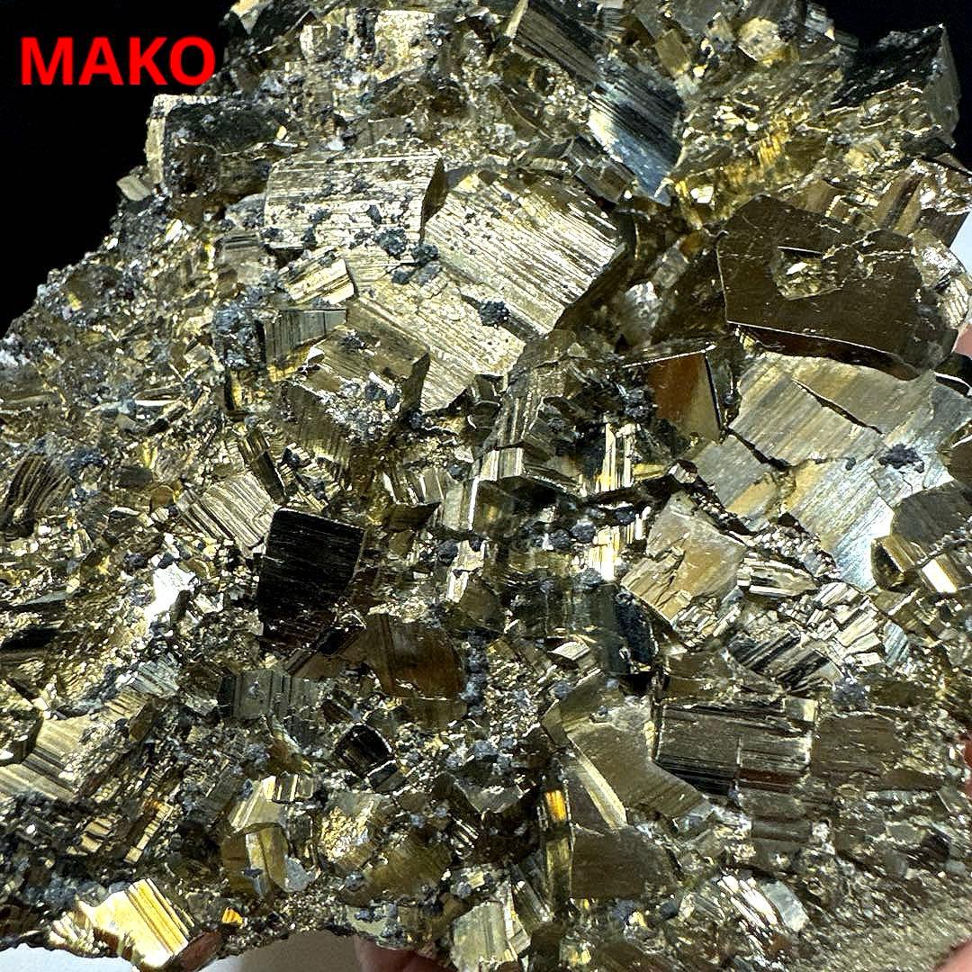 M1768☆パイライト原石クラスター2.7Kg☆天然石　原石☆N50716