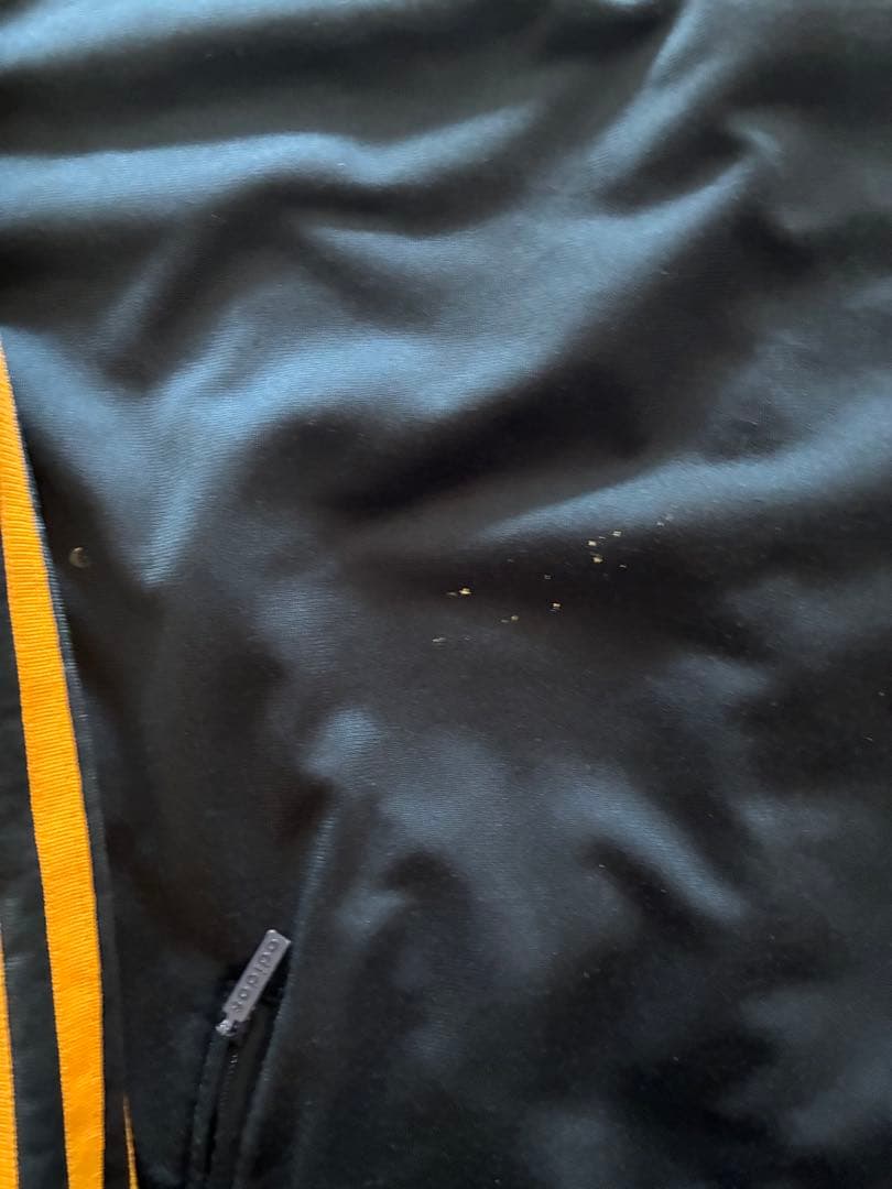 adidas トラックジャケット ネイビー/オレンジ