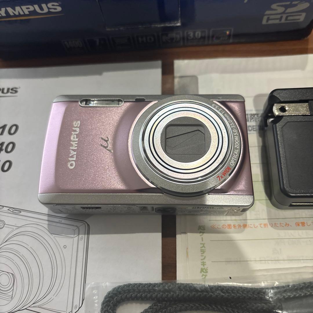 OLYMPUS オリンパス μ-7040 デジタルカメラ デジカメ ピンク
