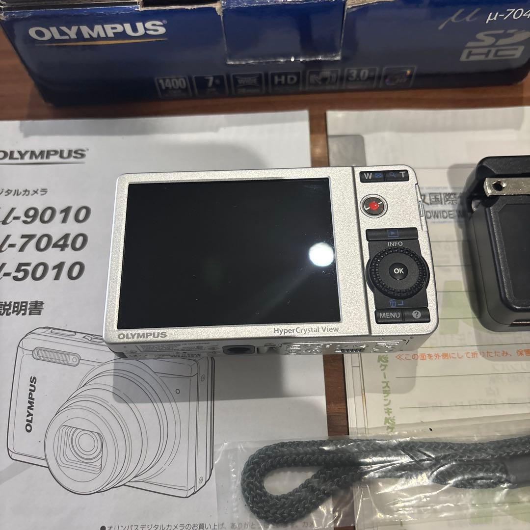 OLYMPUS オリンパス μ-7040 デジタルカメラ デジカメ ピンク