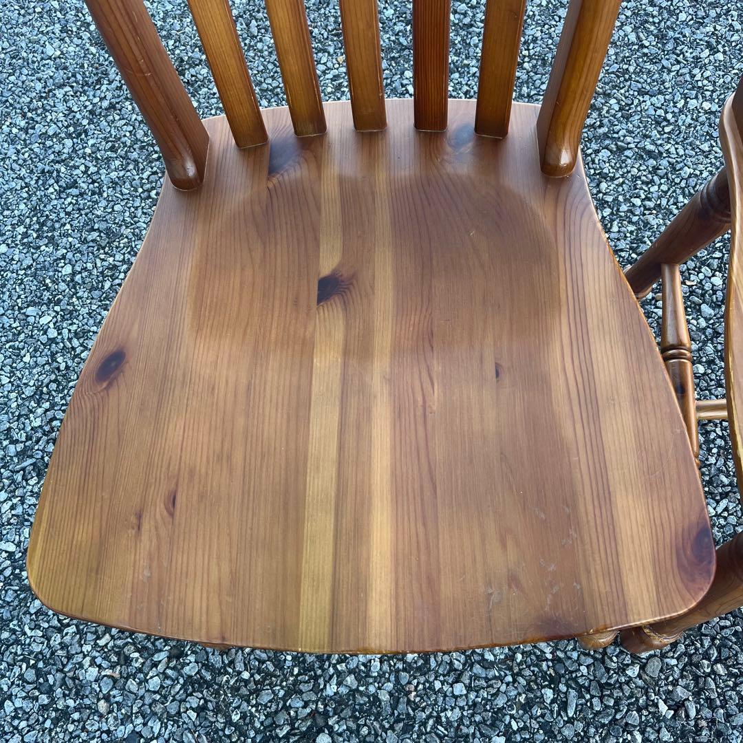 ①コスガ PROVINCE パイン無垢材 ダイニングチェア フレンチカントリー