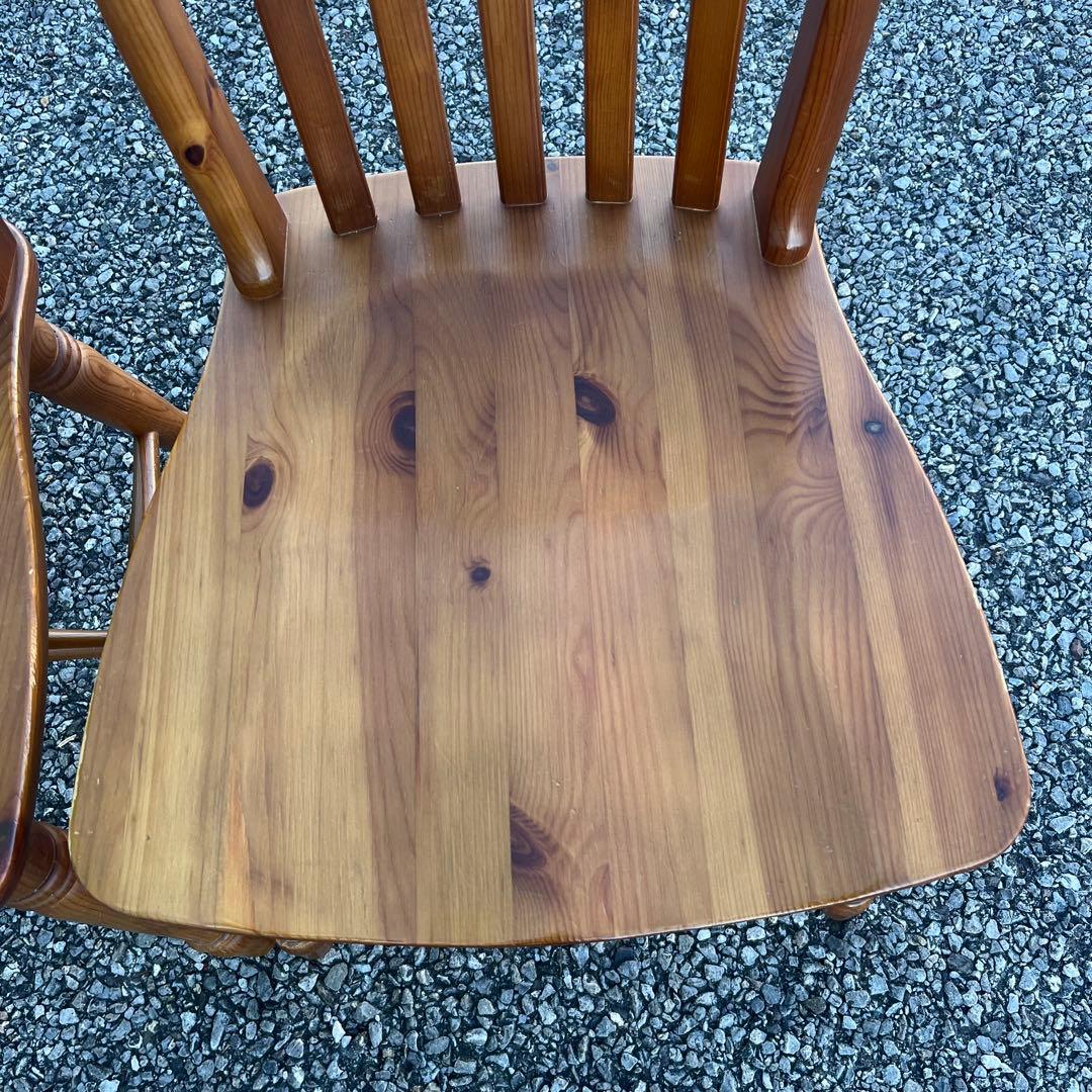 ①コスガ PROVINCE パイン無垢材 ダイニングチェア フレンチカントリー