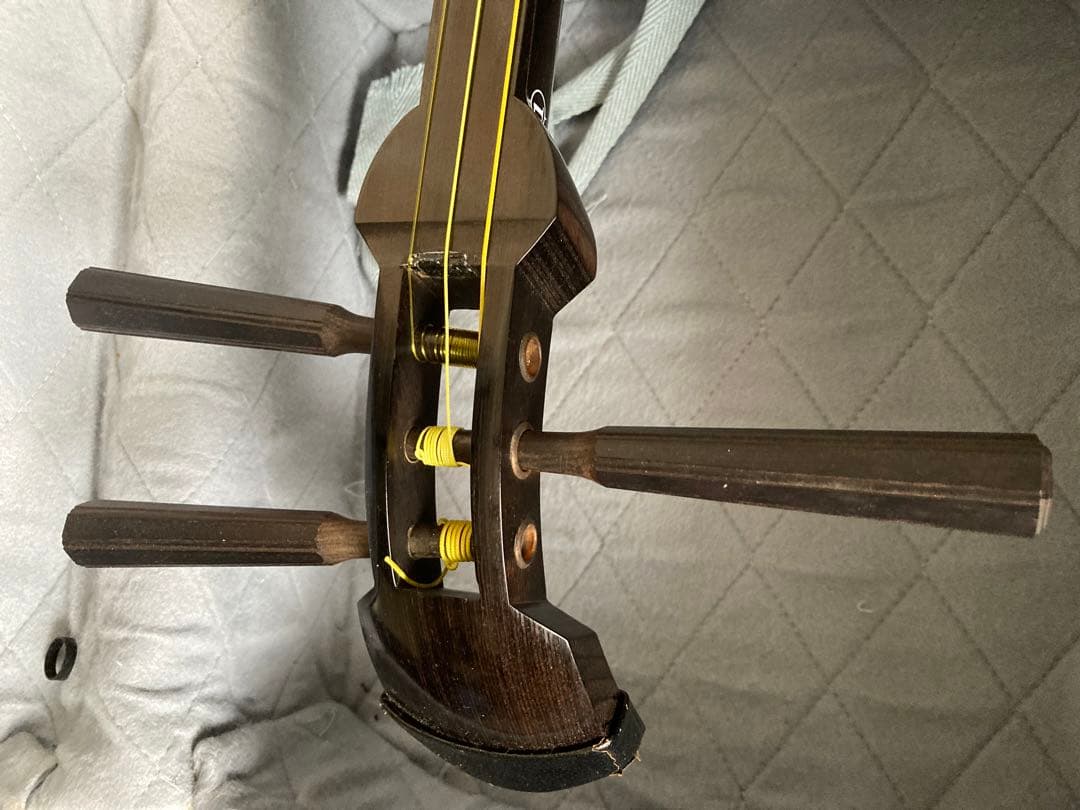 長唄三味線 丸打胴 撥2種 ハードケース付き