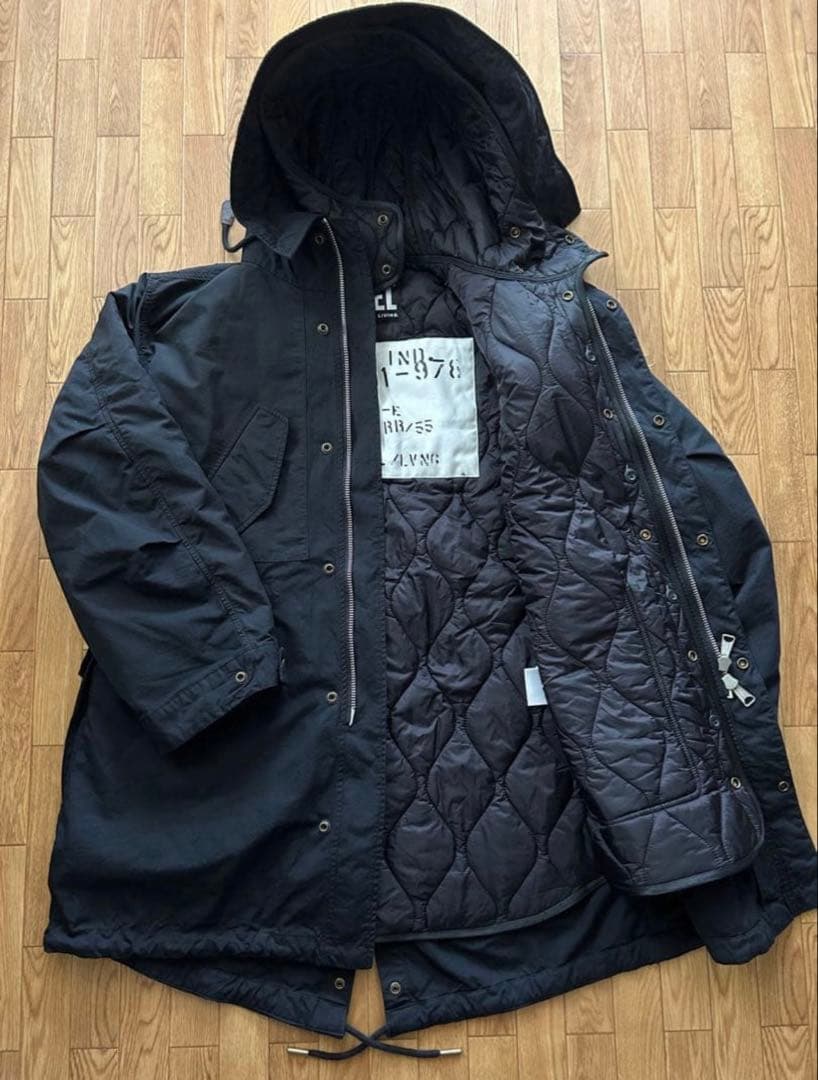 美品✨DIESEL 3way W-MILES JACKET モッズコート L相当