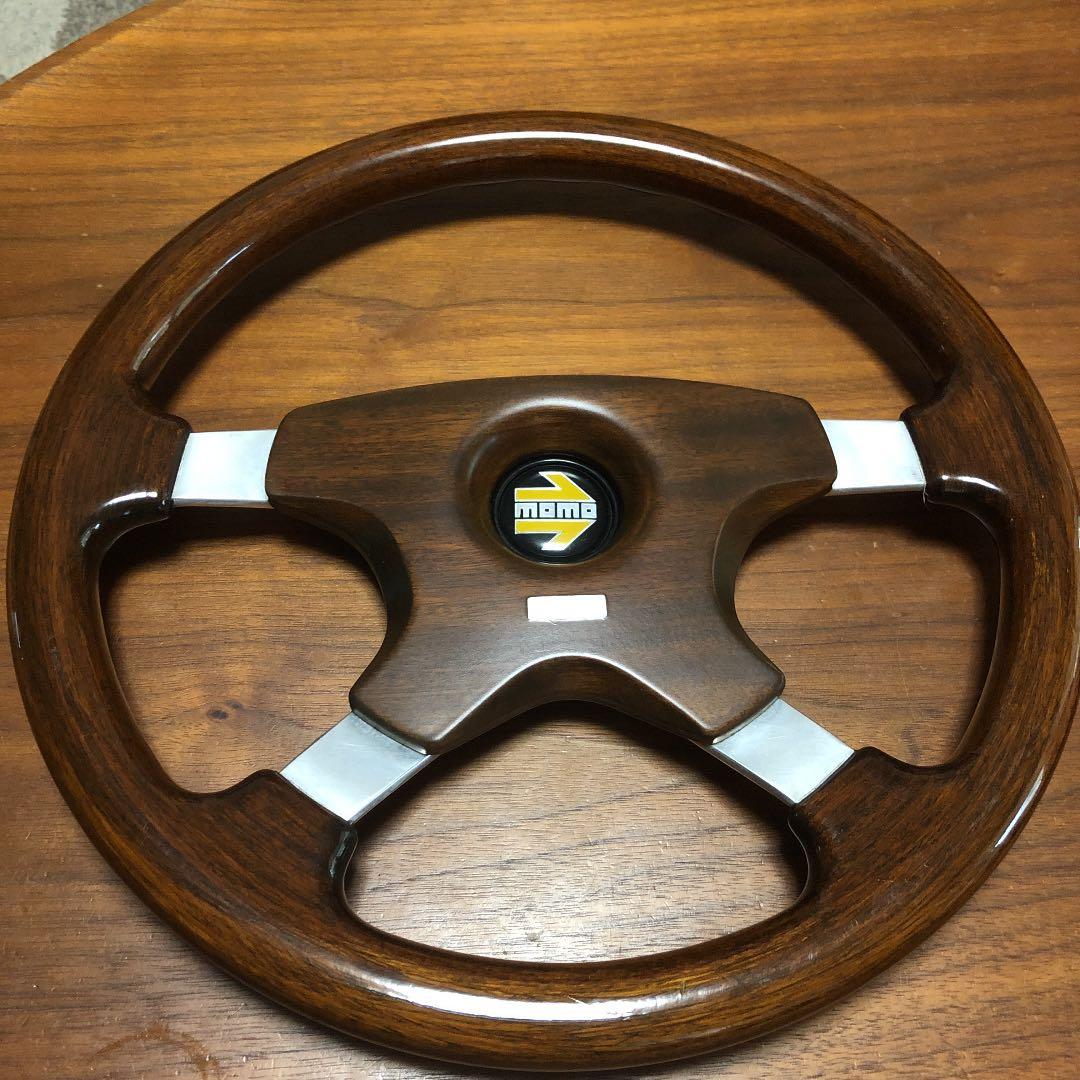 ウッドステアリング MOMOモモハンドル ショップ 4本スポーク