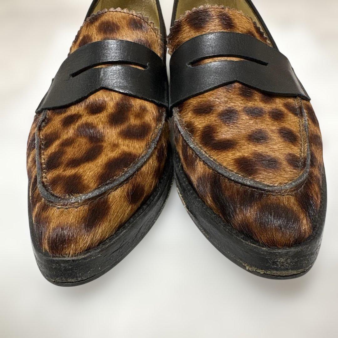 TOGA PULLA トーガプルラ レオパード 豹柄 ヒョウ柄　ローファー