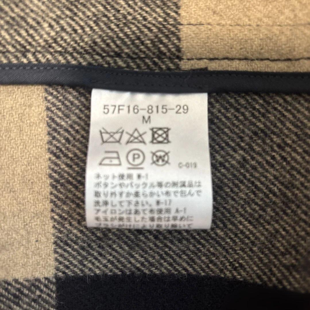 ネイビー ダッフルコート フード付き